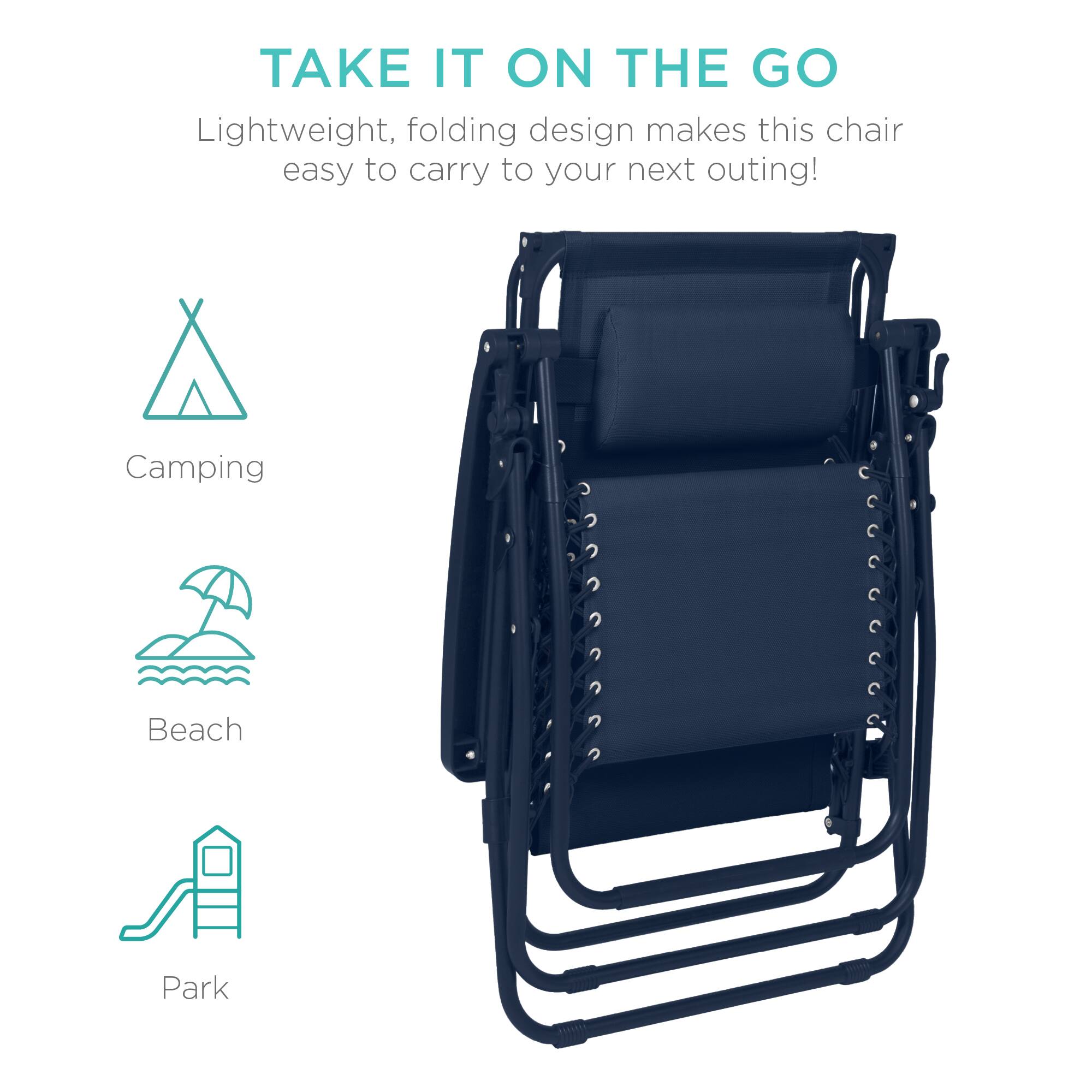 TAKE IT ON THE GO

Lightweight, folding design makes this chair easy to carry to your next outing!

Camping
Beach
Park
