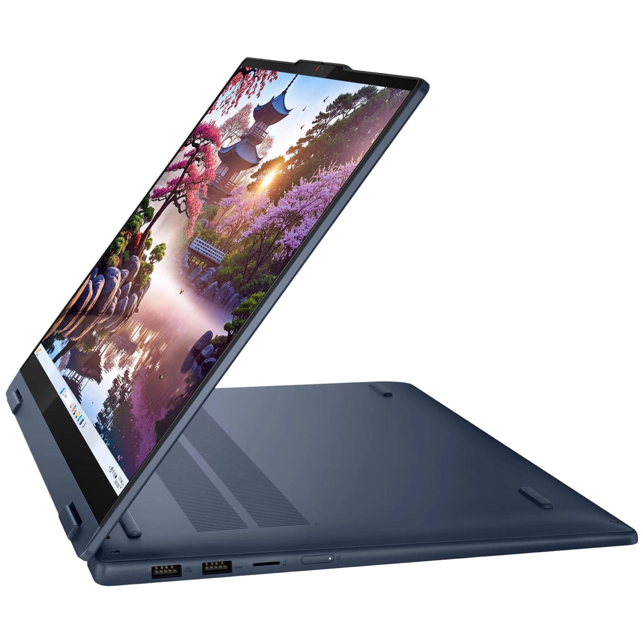 Alt View 7. Lenovo - Lenovo IdeaPad 5 16" 2-in-1 Touchscreen Laptop,AMD Ryzen AI 7 350,16GB RAM,2TB SSD,AMD Radeon 860M,Win 11 Pro,Blue - Blue.