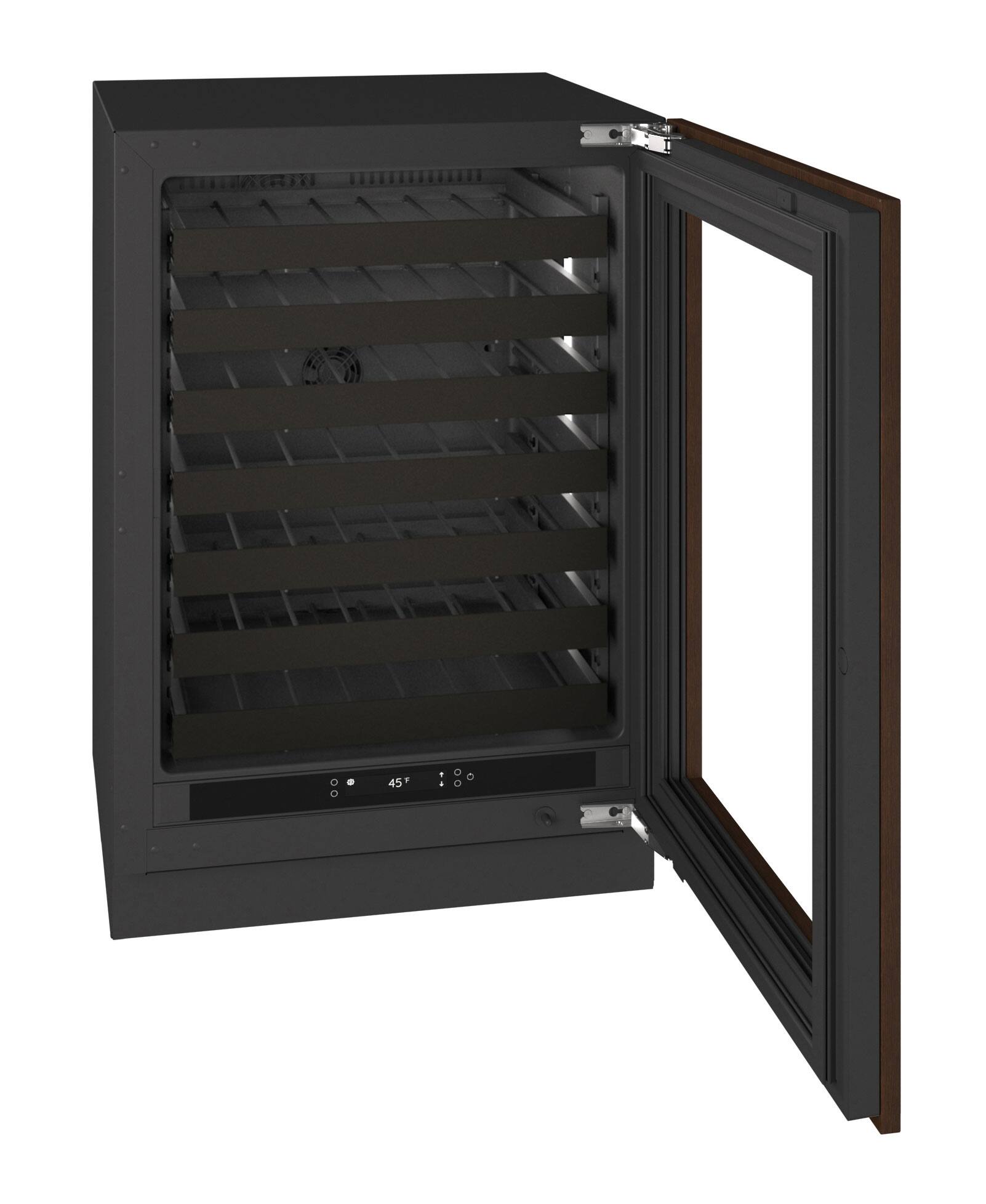 Alt View 2. U-Line - U-Line 24"W. 5.1 Cu.Ft. Built-In Wine Refrigerator-Panel Ready Frame/Glass - Integrated Frame.