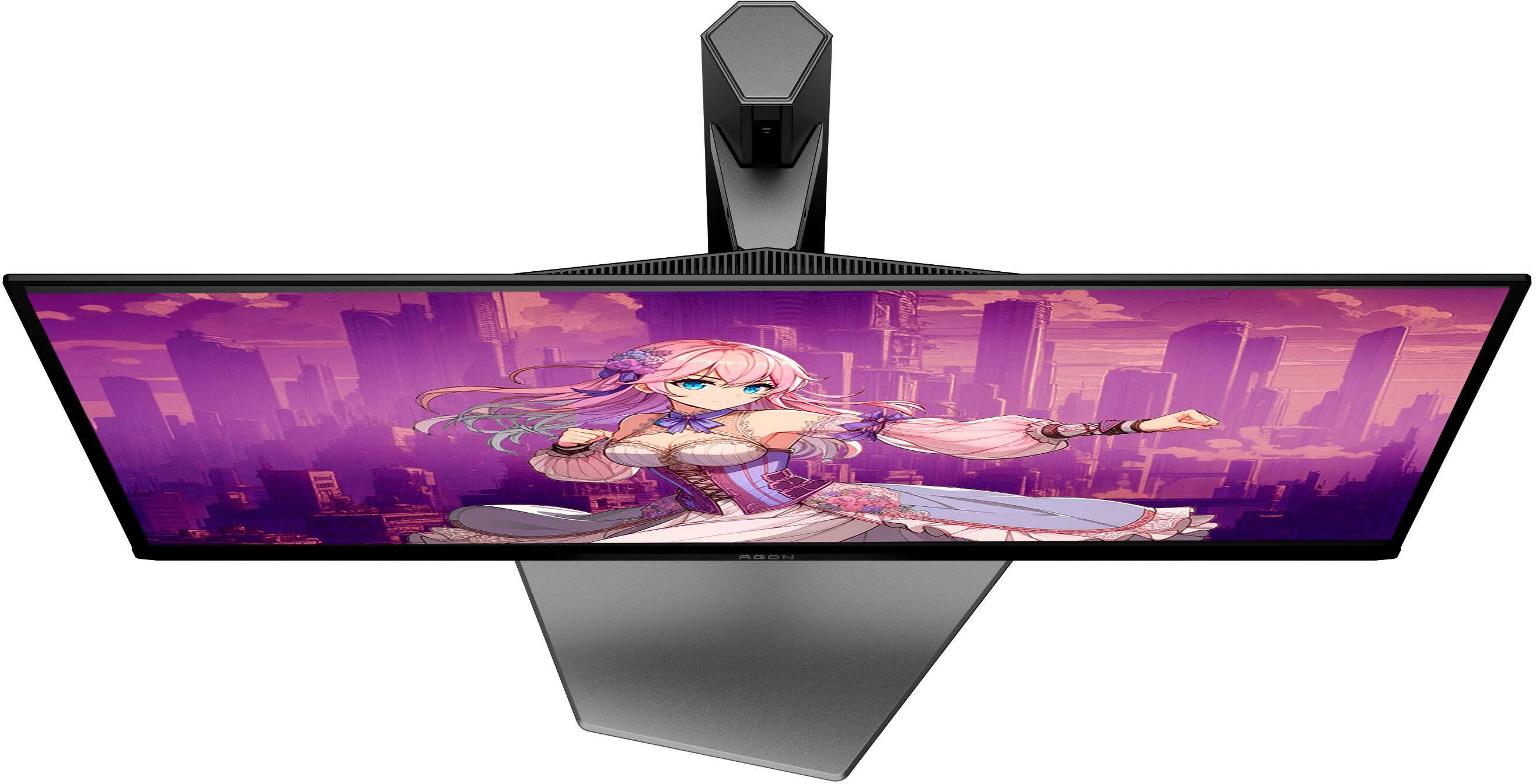 Alt View 16. AOC - 31.5" AG326UD QD-OLED, UHD, 165hz Gaming Monitor - Black.