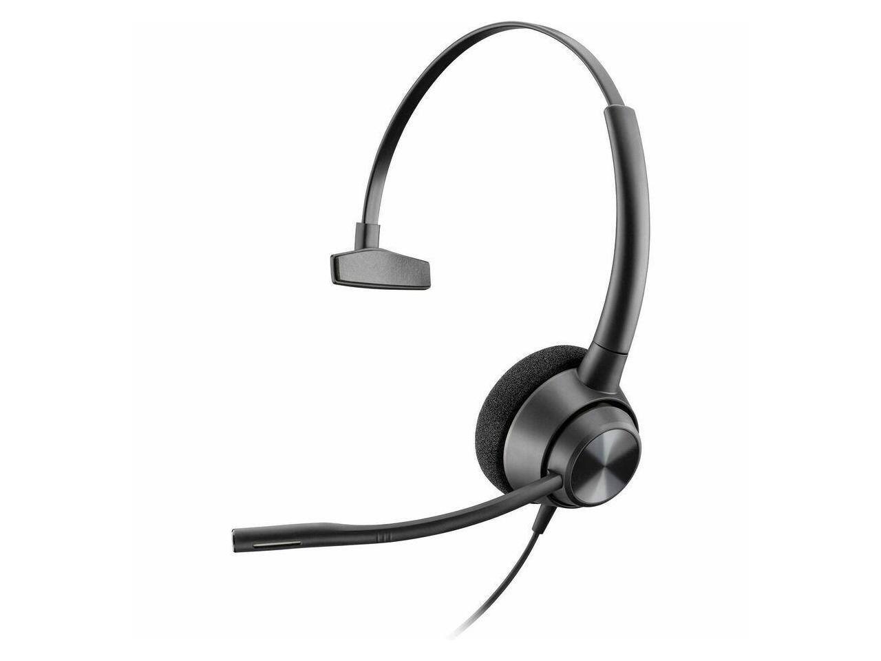 Alt View 1. HP - Poly EncorePro 320 USB-C Headset - Teams Certified, Noise Cancelling, Mono, On-Ear - Red.