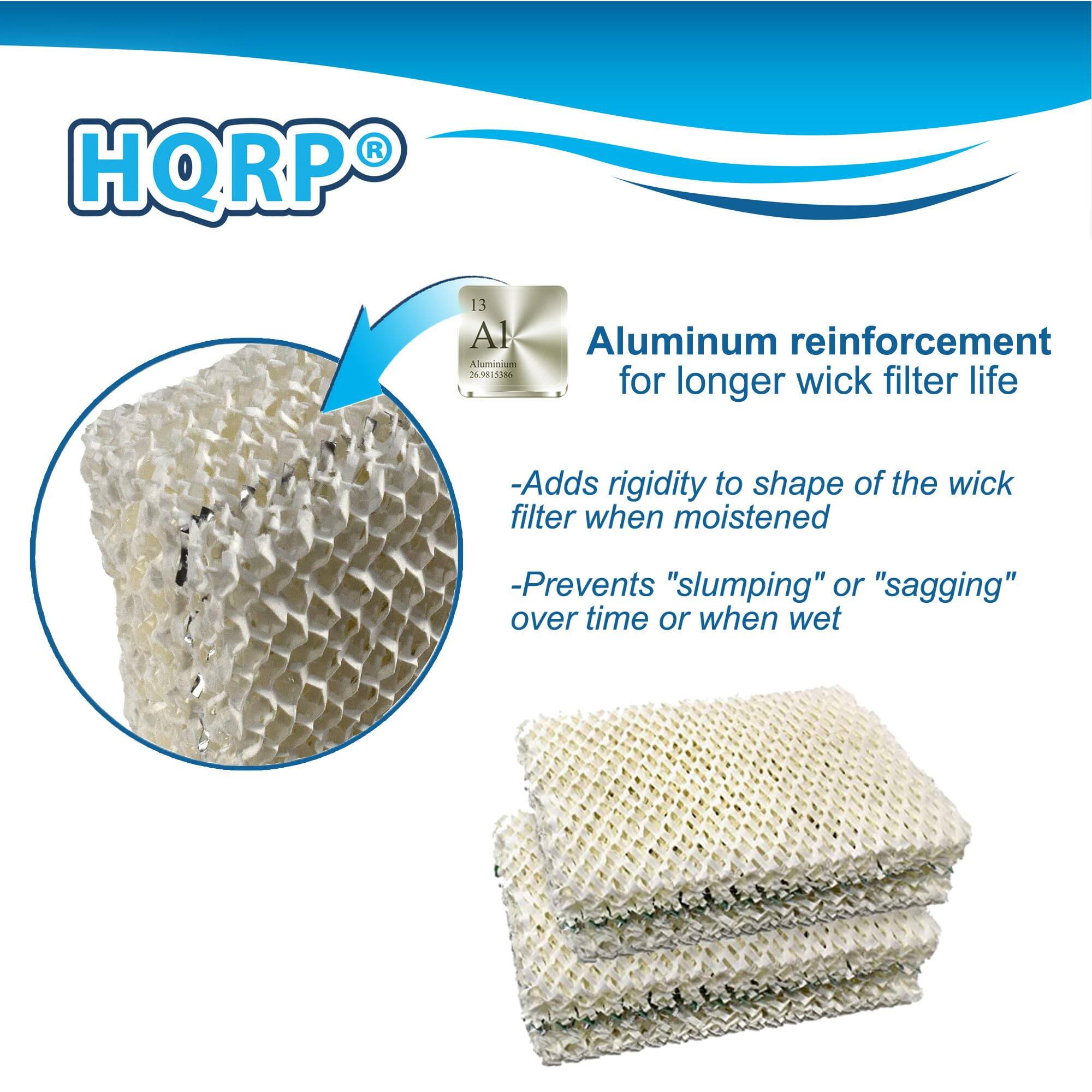HQRP 13 Al Aluminum reinforcement Alunonim 3 for longer wick filter life  
- Adds rigidity to shape of the wick filter when moistened  
- Prevents "slumping" or "sagging" over time or when wet