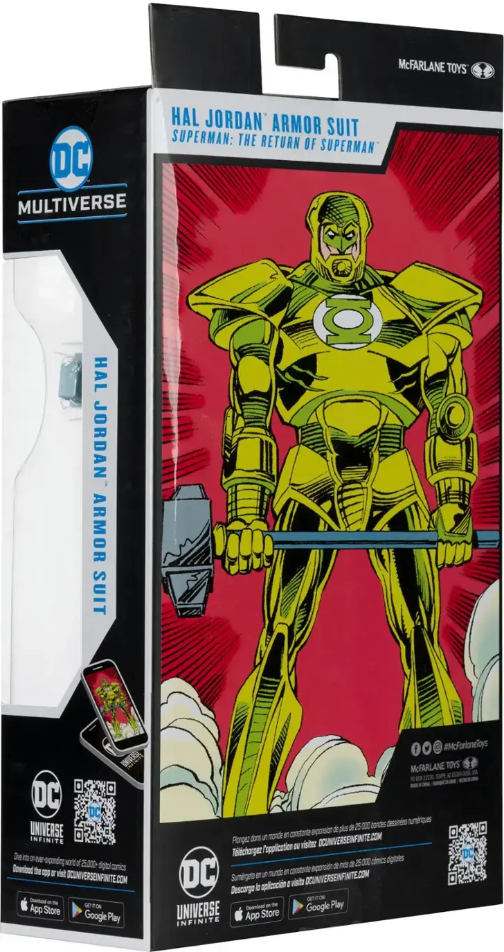 McFarlane Toys Hal Jordan Armor Suit Superman: The Return of Superman DC Multiverse Hal Jordan Armor Suit DC DC Universe Infinite Edition 25,000 digital comics. Download the app or visit OCUNIVERSEINFINITE.COM. Get 25% off your first purchase of 25 or more digital comics.