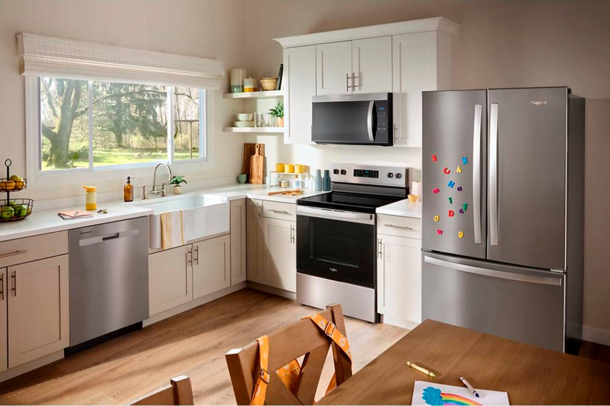 Alt View 16. Whirlpool - 1.7 Cu. Ft. Over-the-Range Microwave with 1000-Watts Cooking Power - Stainless steel.