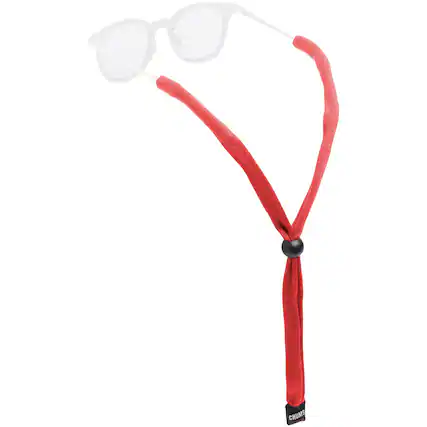 Front. Chums - Chums Kids Original Cotton Sunglasses Eyewear Retainer - Red - Red.