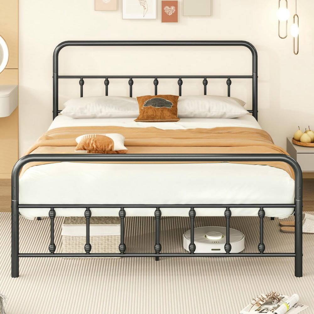 Alt View 1. Kadyn - Platform Bed Frame Bedroom Bed FrameBed Frame with Headboard and Under Bed Storage BlackQueen Size - Queen Size.