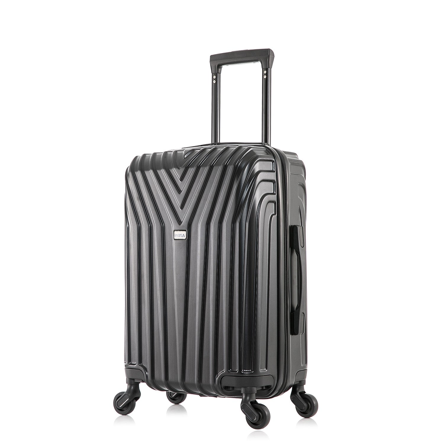 InUSA - Vasty Lightweight Hardside Spinner Luggage 20" Carry-On - Black