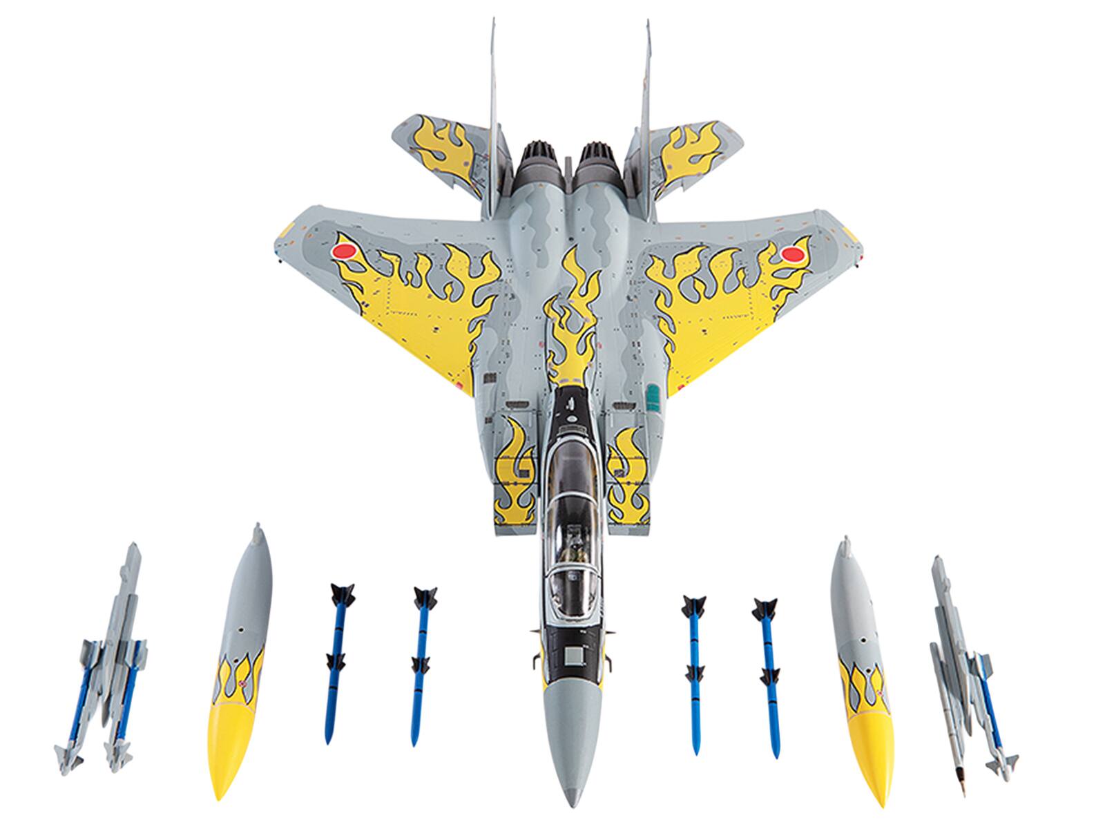 Alt View 5. JC Wings - Mitsubishi F-15J Eagle Fighter Aircraft "40th Anniversary" 2021 JASDF 1/72 Diecast Model by JC Wings.