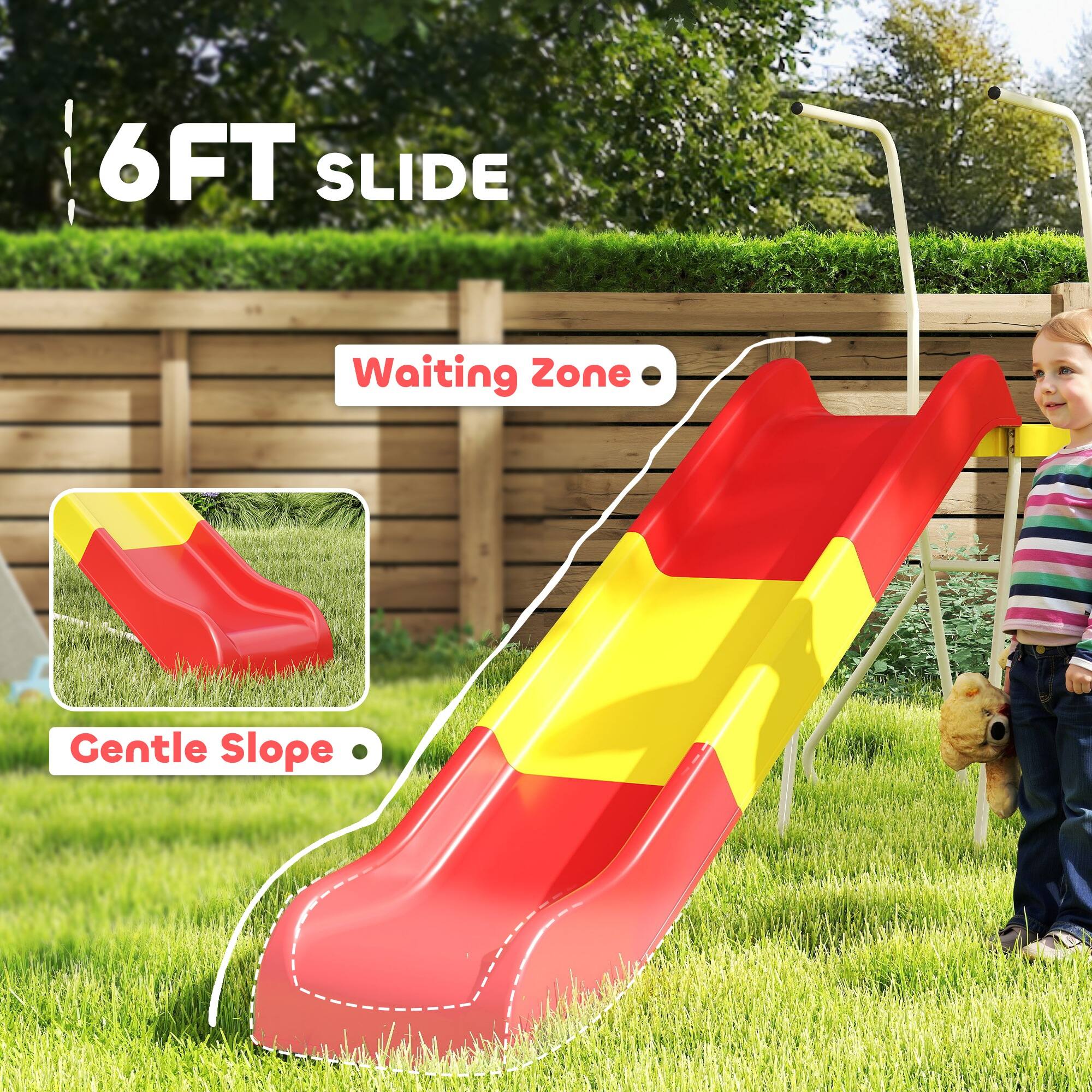6FT SLIDE

Waiting Zone

Gentle Slope