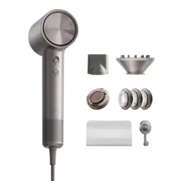 Laifen - Swift 4 Hair Dryer + Bag + 3 Nozzles and Pods + Mount - Polished Titanium