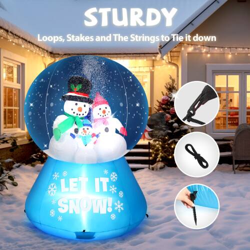 STURDY Loops, Stakes and The Strings to Tie it down

LET IT SNOW!