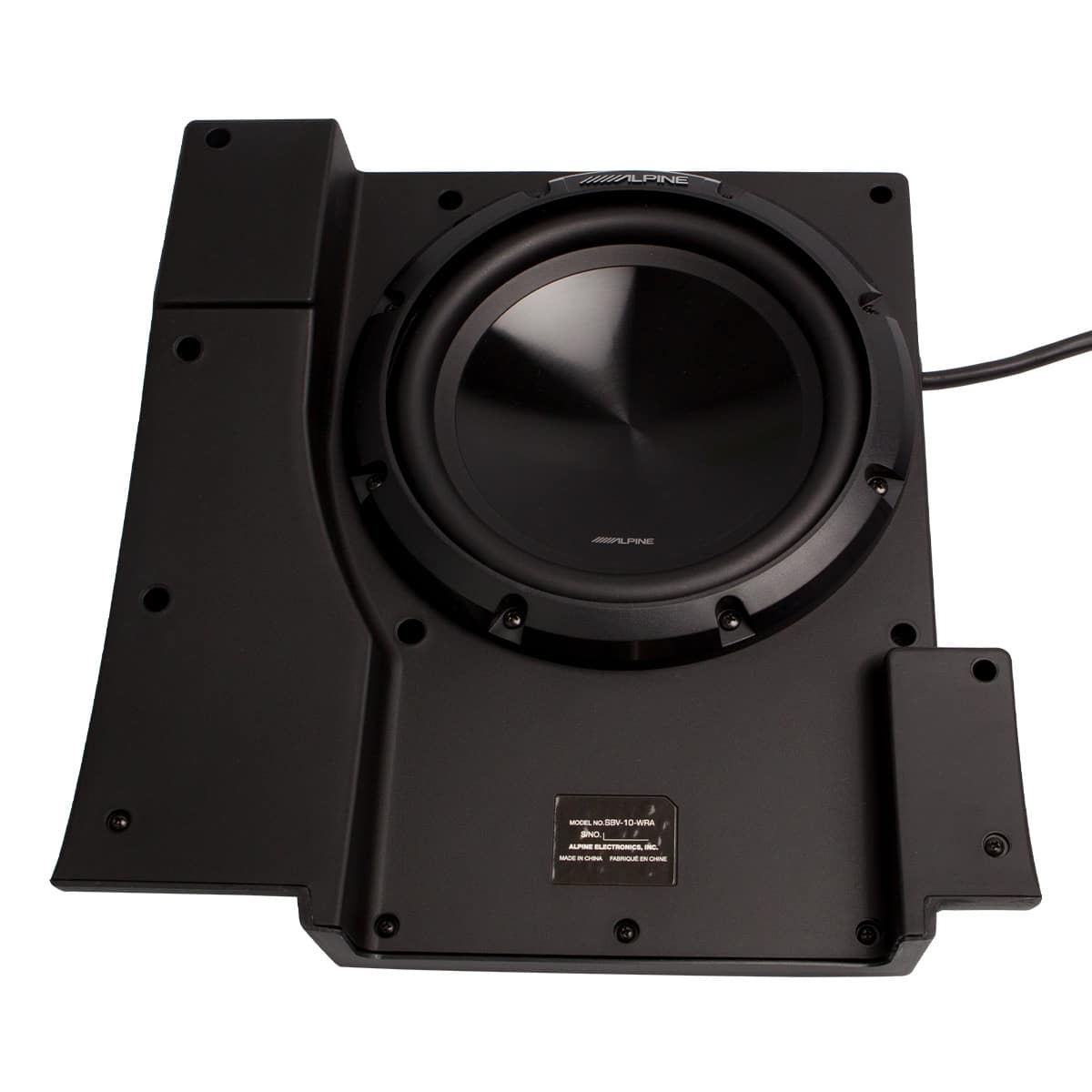 Alpine - SBV-10-WRA Loaded 10" Subwoofer for 2007-2018 Jeep Wrangler JKU - Black