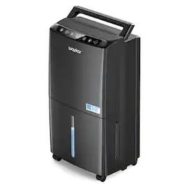 Waykar - 34-Pint Capability ENERGY STAR High Humidity Dehumidifier with Smart Controls, Auto Swing for Bedroom - Black