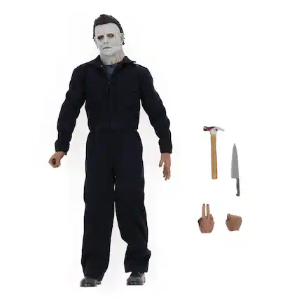 Front. Trick or Treat Studios - Halloween 2018 Michael Myers 12 inch Action Figure - Blue.