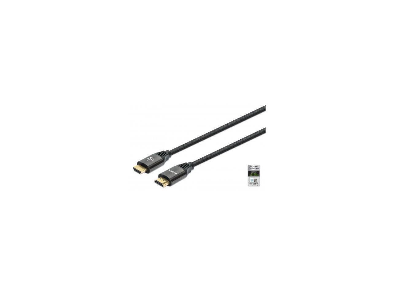 Photos - Cable (video, audio, USB) MANHATTAN HDMI CABLE ETHERNET 3M 8K/60HZ 355957