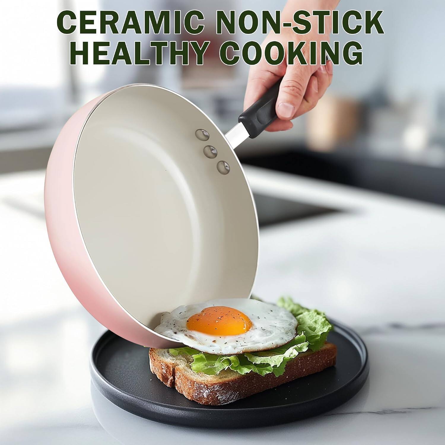 CERAMIC NON-STICK HEALTHY COOKING