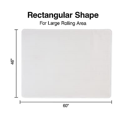 Rectangular Shape  
For Large Rolling Area  

46"  
60"