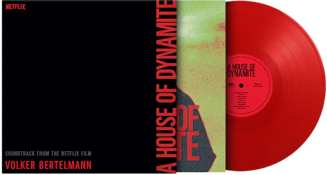 Sure, here is the corrected and grouped text from the image:
---
**NETFLIX**
**A HOUSE OF DYNAMITE**
**SOUNDTRACK FROM THE NETFLIX FILM**
**VOLKER BERTELMANN**
---
**Side A**
1. "I'm Not Here"
2. "The House"
3. "The House of Dynamite"
4. "The House of Dynamite (Reprise)"
5. "The House of Dynamite (Reprise)"
6. "The House of Dynamite (Reprise)"
7. "The House of Dynamite (Reprise)"
8. "The House of Dynamite (Reprise)"
9. "The House of Dynamite (Reprise)"
10. "The House of Dynamite (Reprise)"
11. "The House of Dynamite (Reprise)"
12. "The House of Dynamite (Reprise)"
13. "The House of Dynamite (Reprise)"
14. "The House of Dynamite (Reprise)"
15. "The House of Dynamite (Reprise)"
16. "The House of Dynamite (Reprise)"
17. "The House of Dynamite (Reprise)"
18.