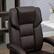 Alt View 8. Vinsetto - Massage Office Chair with 6 Vibration Points, Lumbar Heated PU Leather Reclining Computer Chair - Brown.