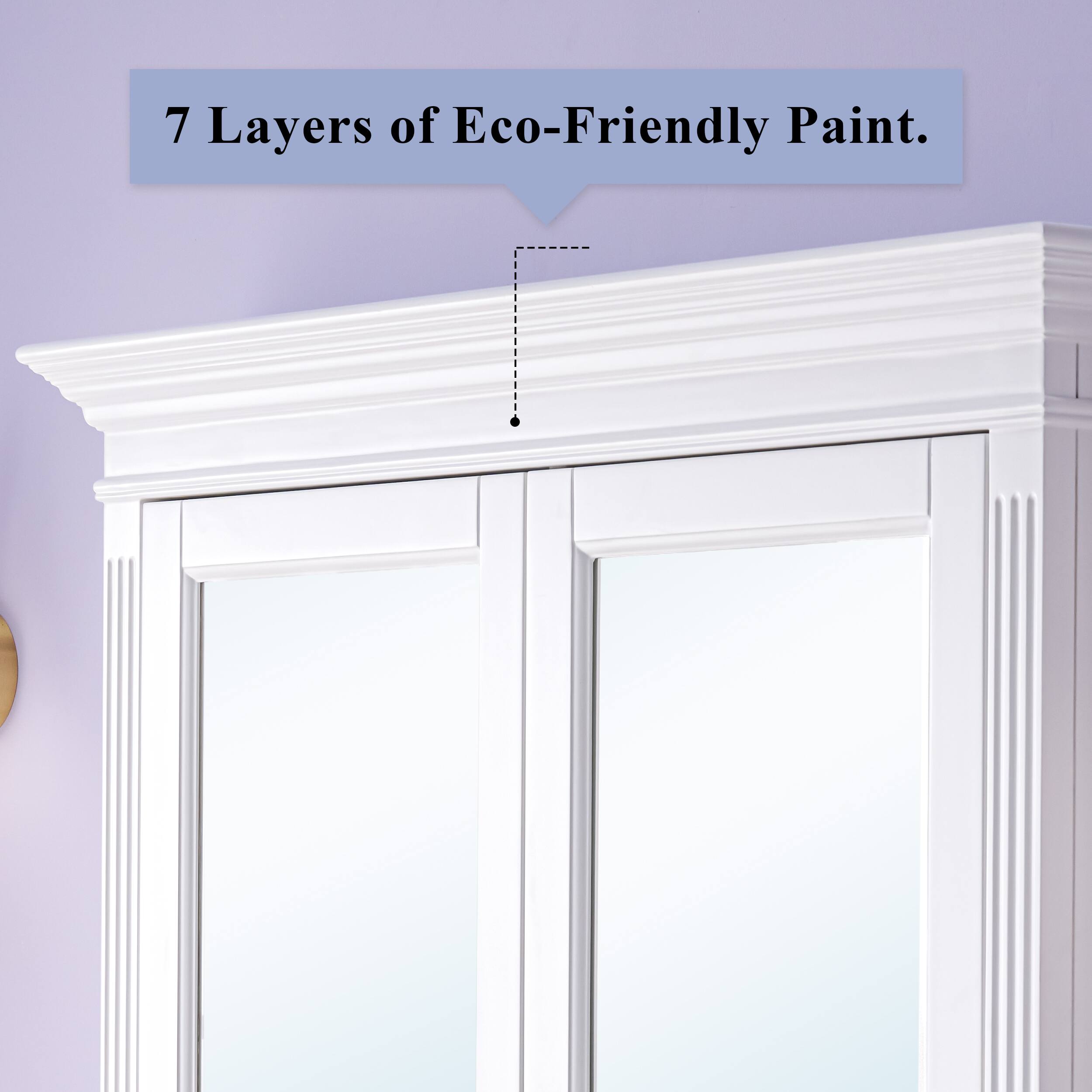 7 Layers of Eco-Friendly Paint.