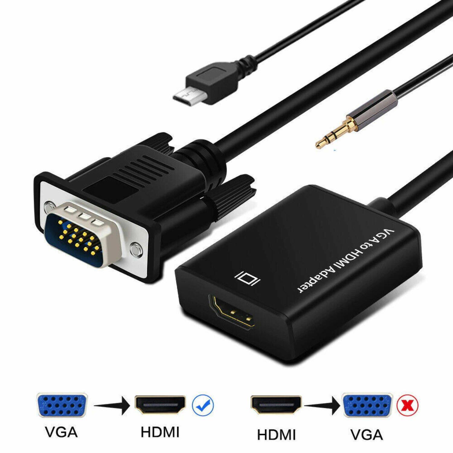 VGA to HDMI Adapter
