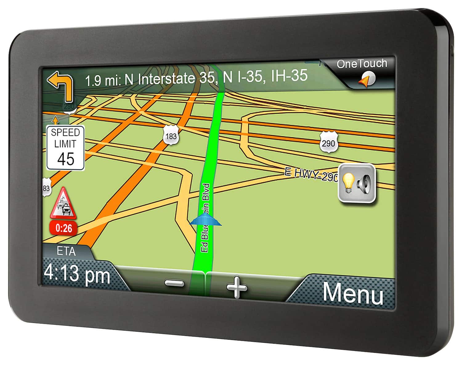 Front. Magellan - RoadMate 9416T-LM 7" GPS with Lifetime Map Updates and Lifetime Traffic Updates - Black.