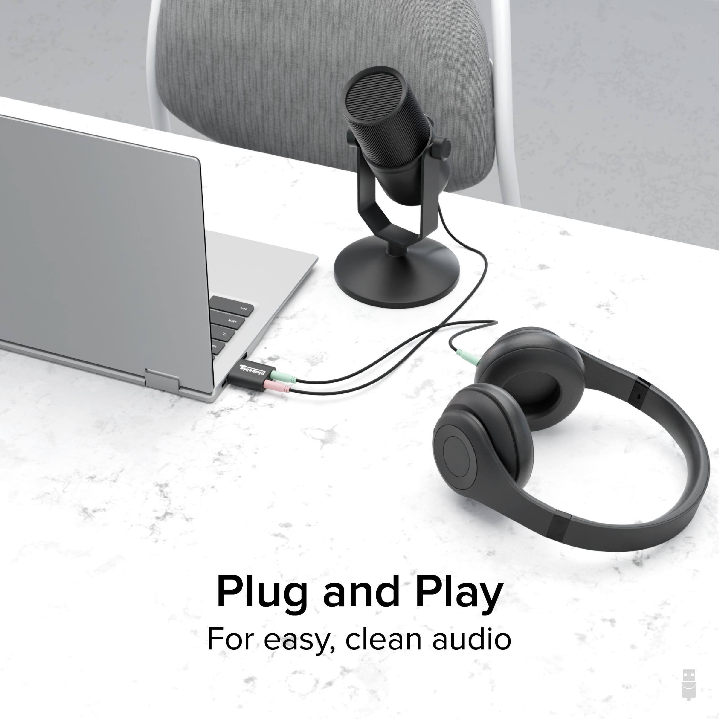 Plug and Play  
For easy, clean audio