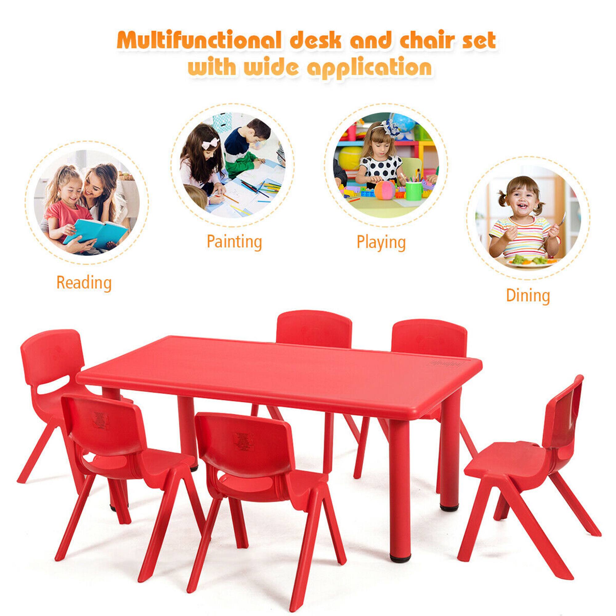 Multifunctional desk and chair set with wide application

- Reading
- Painting
- Playing
- Dining