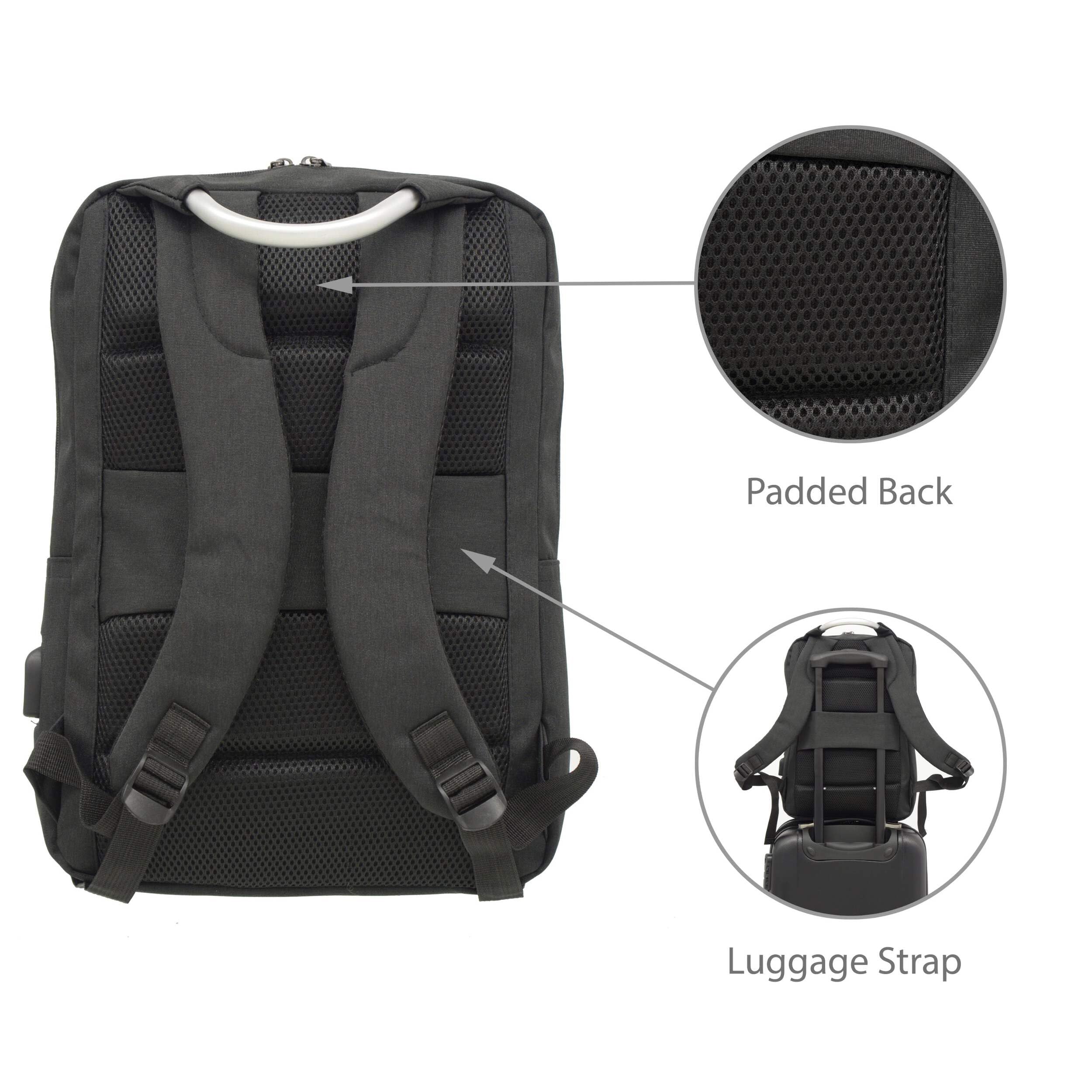 Padded Back Luggage Strap