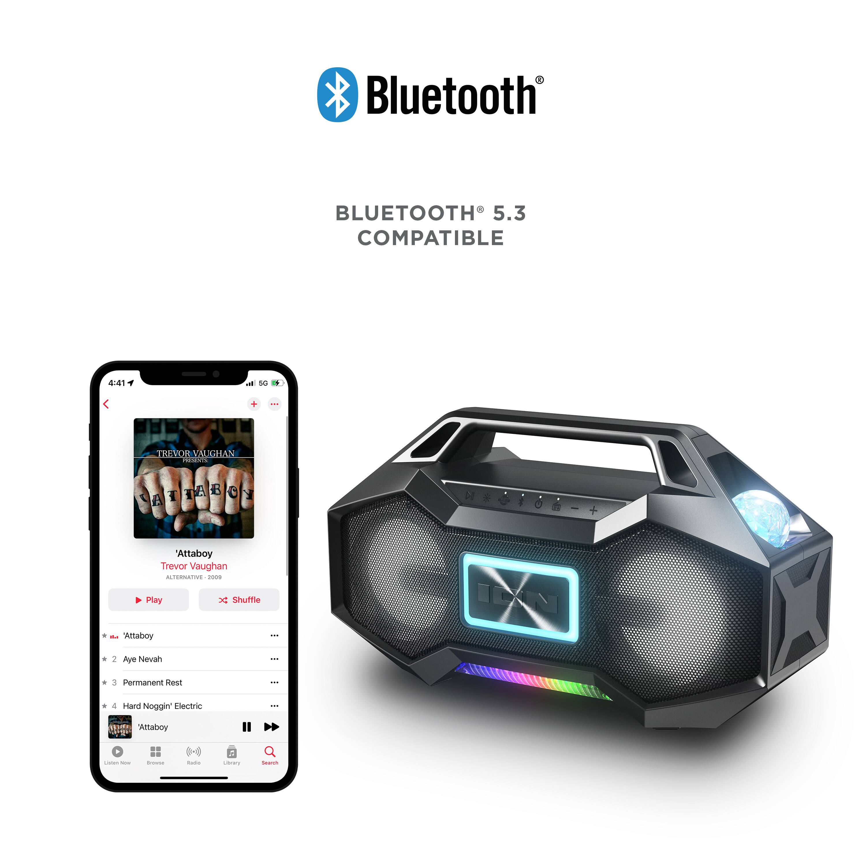 Bluetooth 5.3 Compatible.