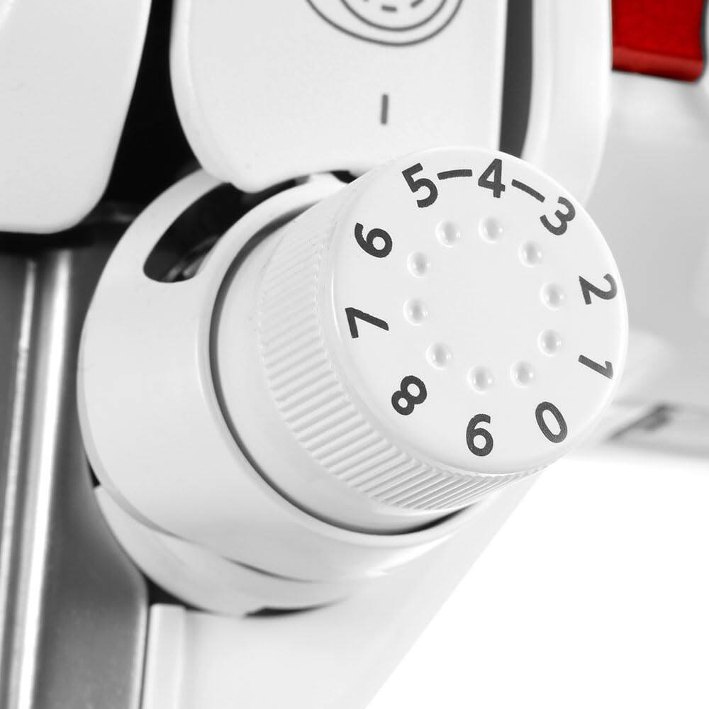 Alt View 2. Janome - Janome Memory Craft 6650 Sewing Machine - Includes Even Feed Foot + Non-Stick Foot + Clear View 1/4" Foot + More - White/Red.