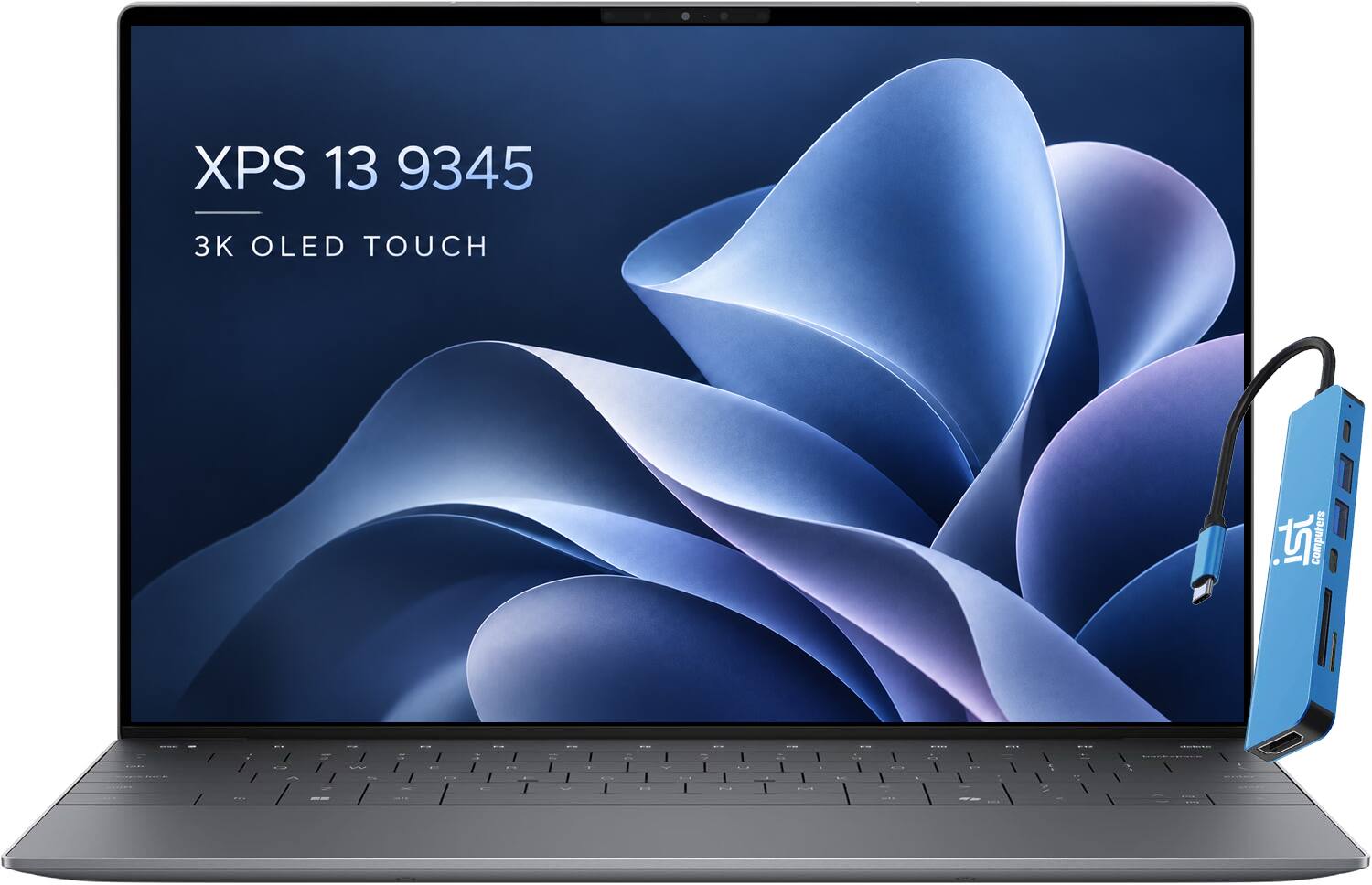 Dell - XPS 13 - Copilot+ PC - 13.4" 3K OLED Touchscreen Laptop - Snapdragon X Elite X1E-80-100 - 16GB RAM – 512GB SSD - IST HUB - Graphite