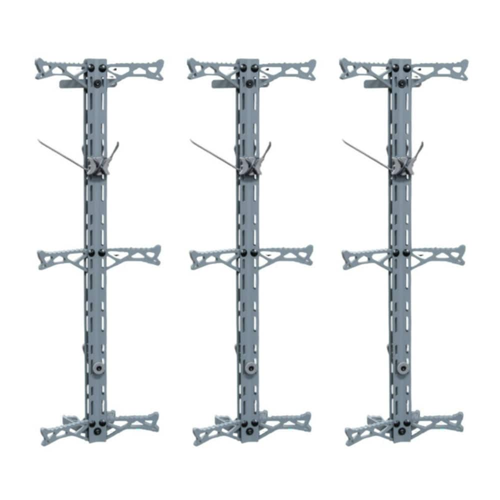 Hawk - Hunting Helium 30 Inch Gen 2 Climbing Stick with Helium Rope 3 Pack - Gray