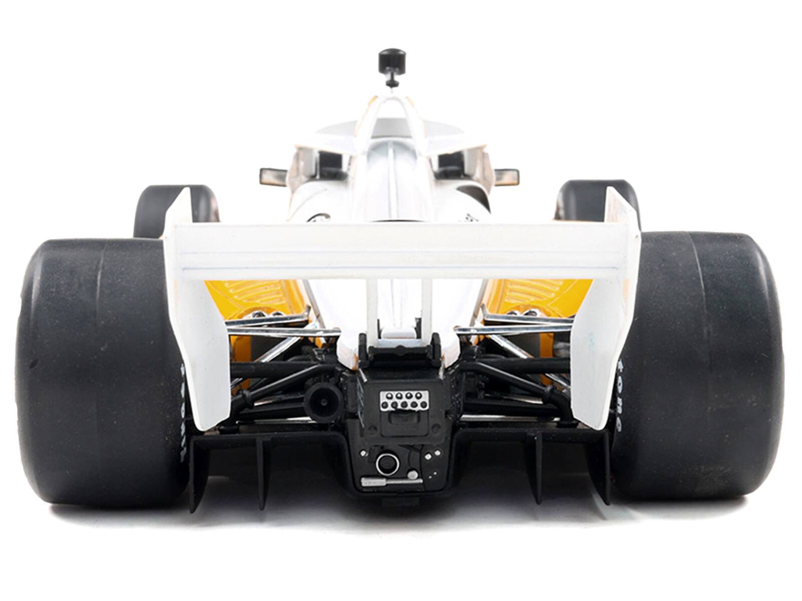 Alt View 1. IXO - Dallara IndyCar #3 Scott McLaughlin XPEL Team Penske 2025 Road Course 1/18 Model - Yellow with White.