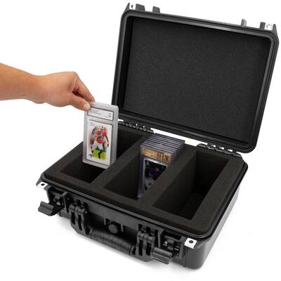 Casematix Graded Card Case Pro Edition Fits 100 BGS PSA Graded Sports Trading Cards - Case Only Casematix Graded Card Case Pro Edition Fits 100 BGS PSA Graded Sports Trading Cards - Case Only