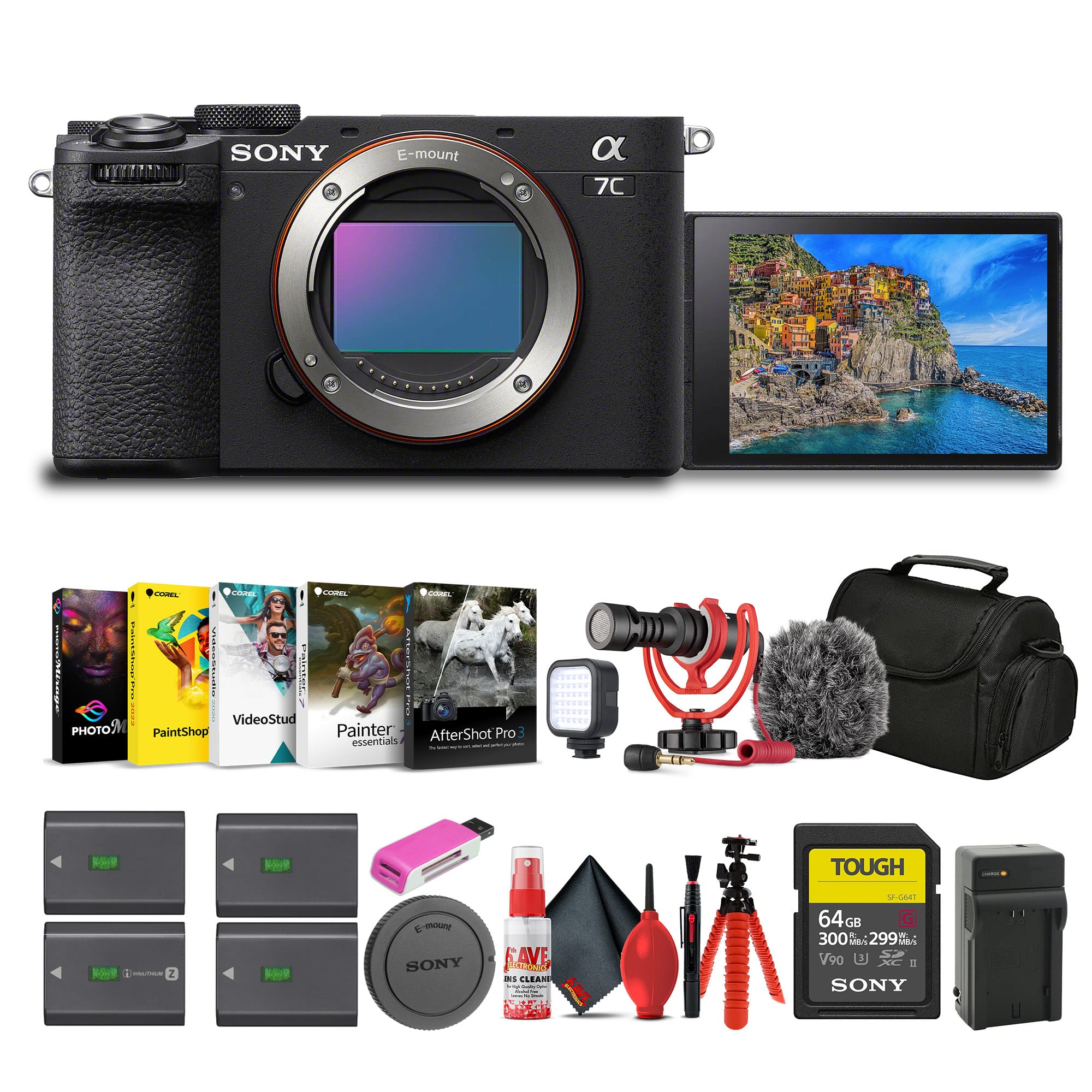 Sony - Alpha 7C II Mirrorless Full-Frame Interchangeable Lens Camera (ILCE-7CM2/B)
