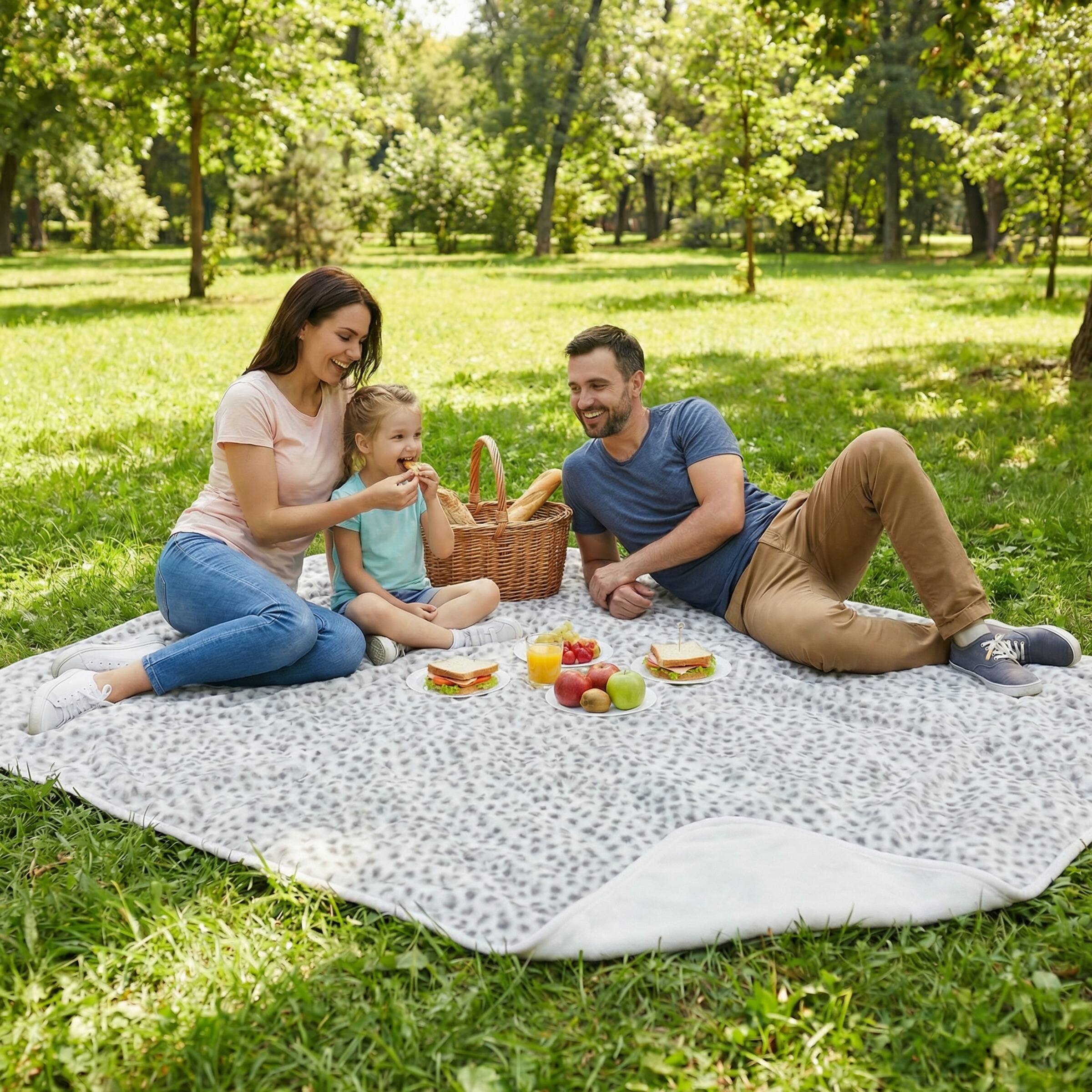 Alt View 7. Lavish Home - Waterproof Blanket for Bed, Couch, or Car 60” x 80” Reversible Queen Size Throw Blanket Washable Pet Throws - White.