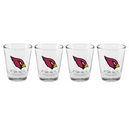 The Memory Company - Arizona Cardinals 4-Pack 2oz. Shot Glass Set - Multicolor