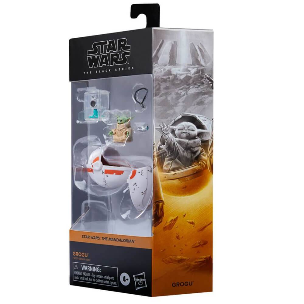 STAR WARS SERIES  
THE BLACK SERIES  

STAR WARS: THE MANDALORIAN  
GROGU  

WARNING:  
CHOKING HAZARD - Small parts. Not for children under 3 years.  

4+
