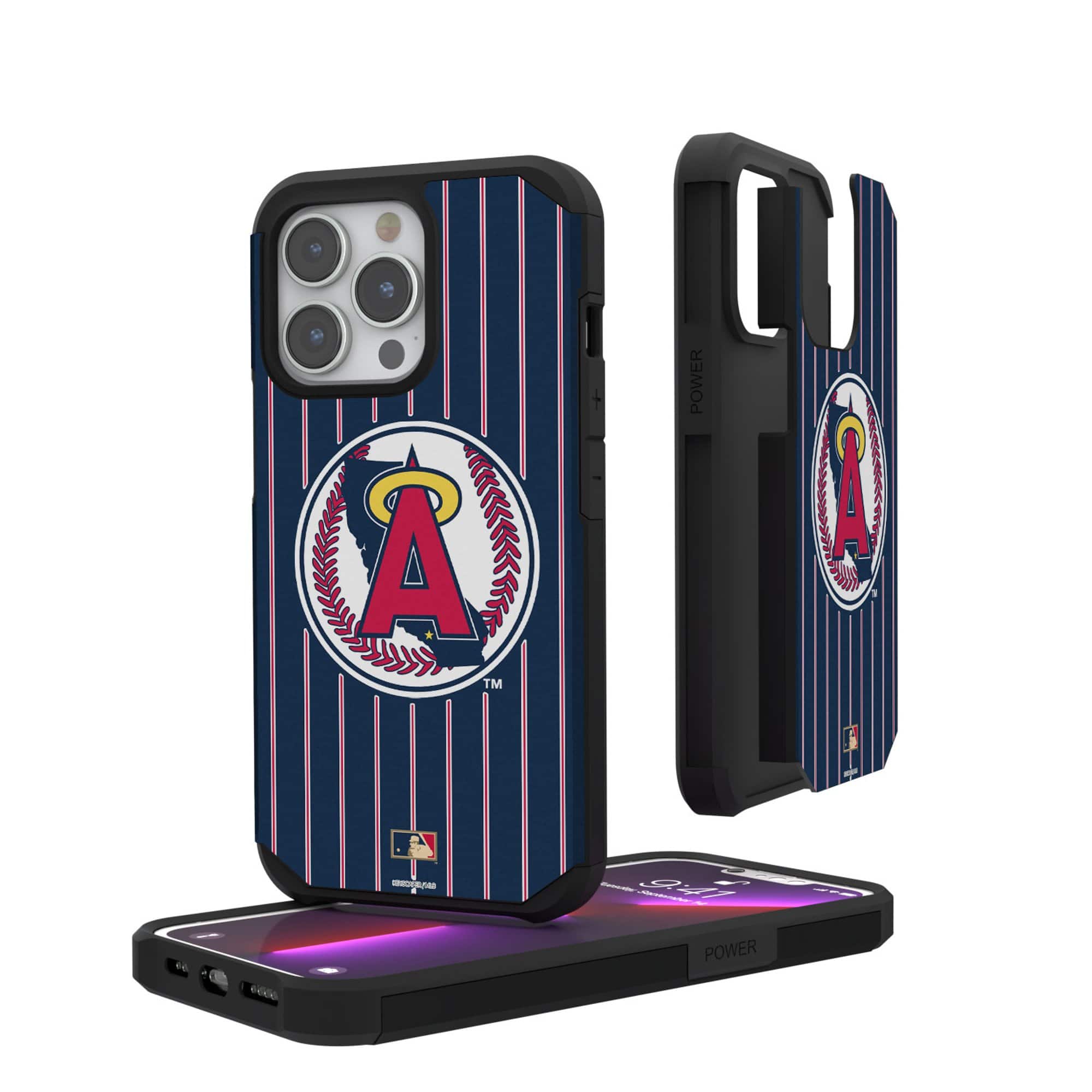 Keyscaper - MLB - Los Angeles Angels 1986-92 Logo iPhone Pinstripe Cooperstown Design Rugged Case - 12 mini/13 mini - Multicolor price history on PriceWatchPro