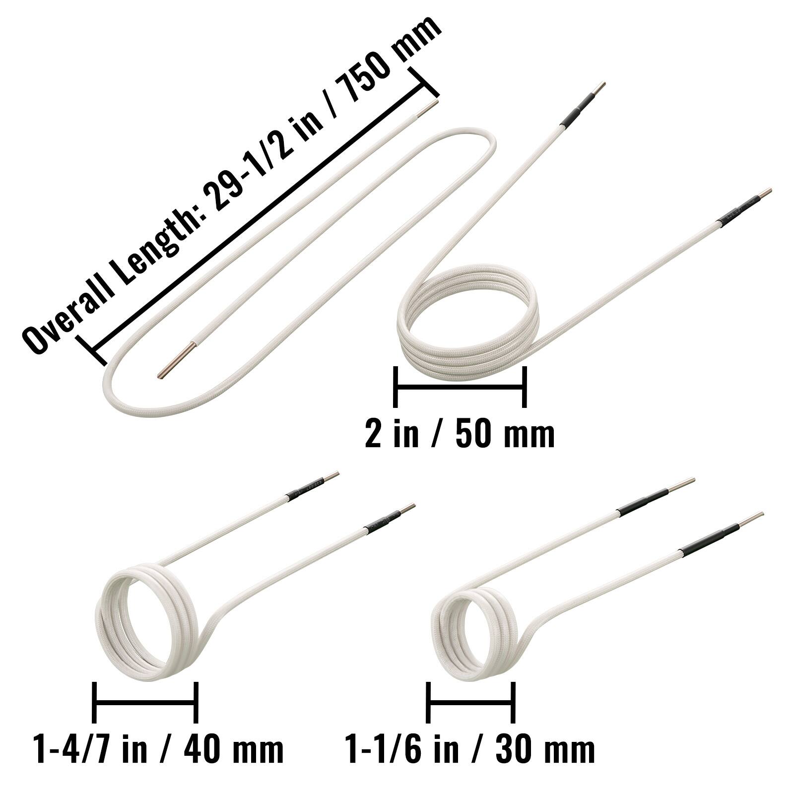 Overall Length: 29-1/2 in / 750 mm

2 in / 50 mm

1-4/7 in / 40 mm

1-1/6 in / 30 mm