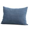 Front. Jaxx - Jaxx Pillow Saxx 3.5 Foot Giant Décor Floor Pillow, Premium Chenille Cover, Navy - Navy Blue.