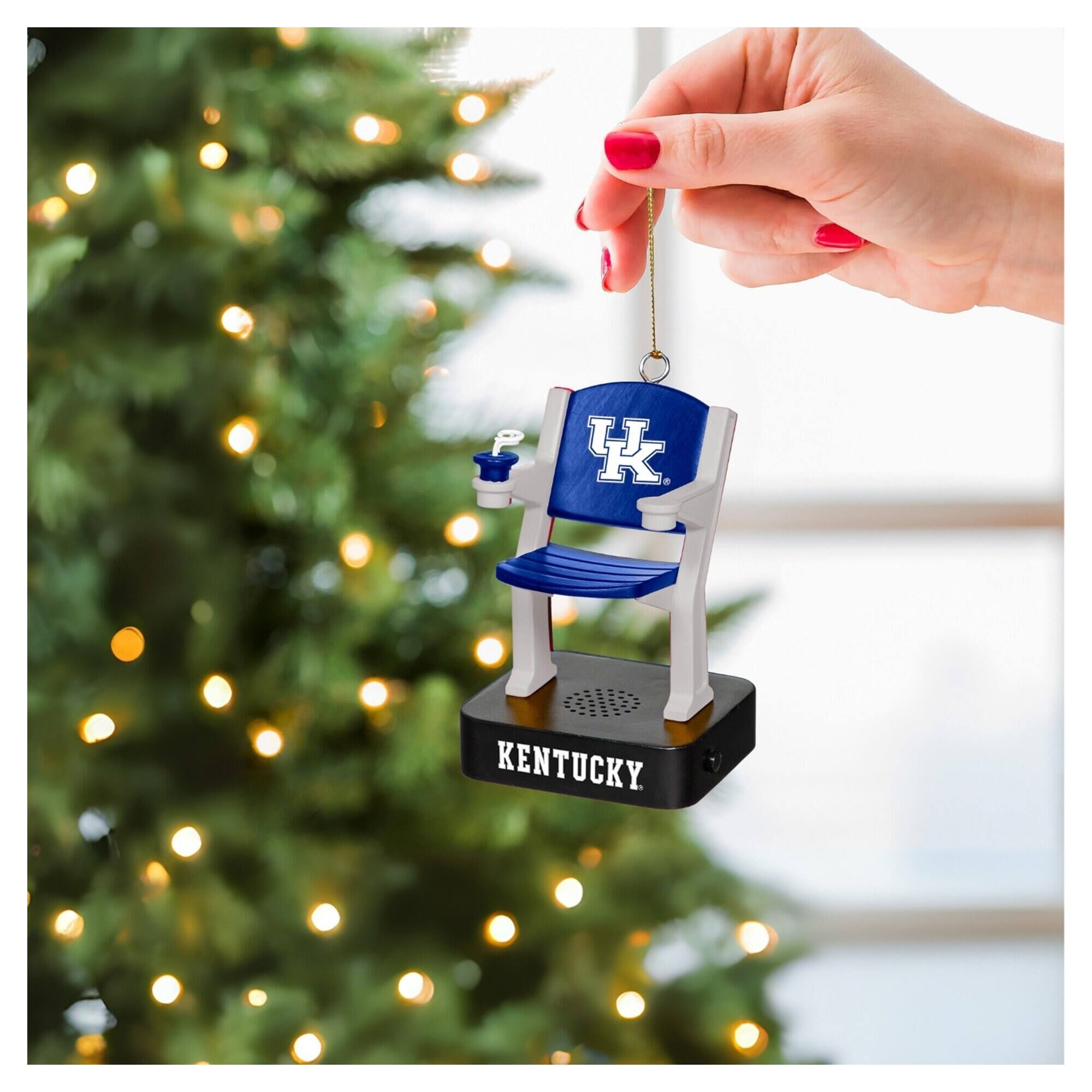 Alt View 1. Evergreen Enterprises - Kentucky Wildcats Stadium Seat Ornament with Sound - Multicolor.