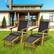 Alt View 1. Costway - 2PCS Patio Folding Rattan Lounge Chair Wood Frame Retractable Footrest - Mix Brown.