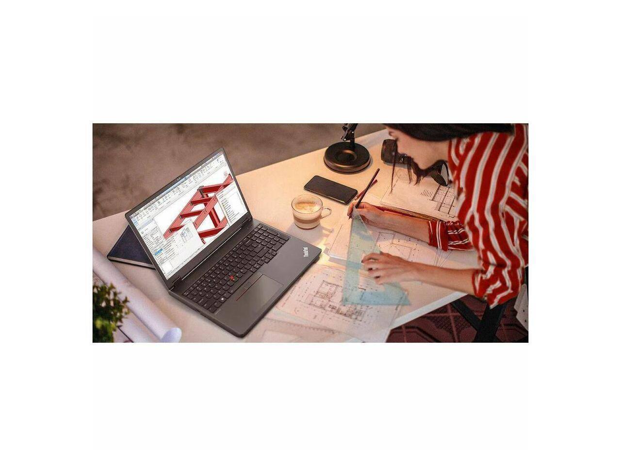 Alt View 1. Lenovo - Lenovo ThinkPad P16v Gen 2 16" Intel Core Ultra 7 165H RTX 1000 32GB 1TB SSD Win 11 Pro - Black.