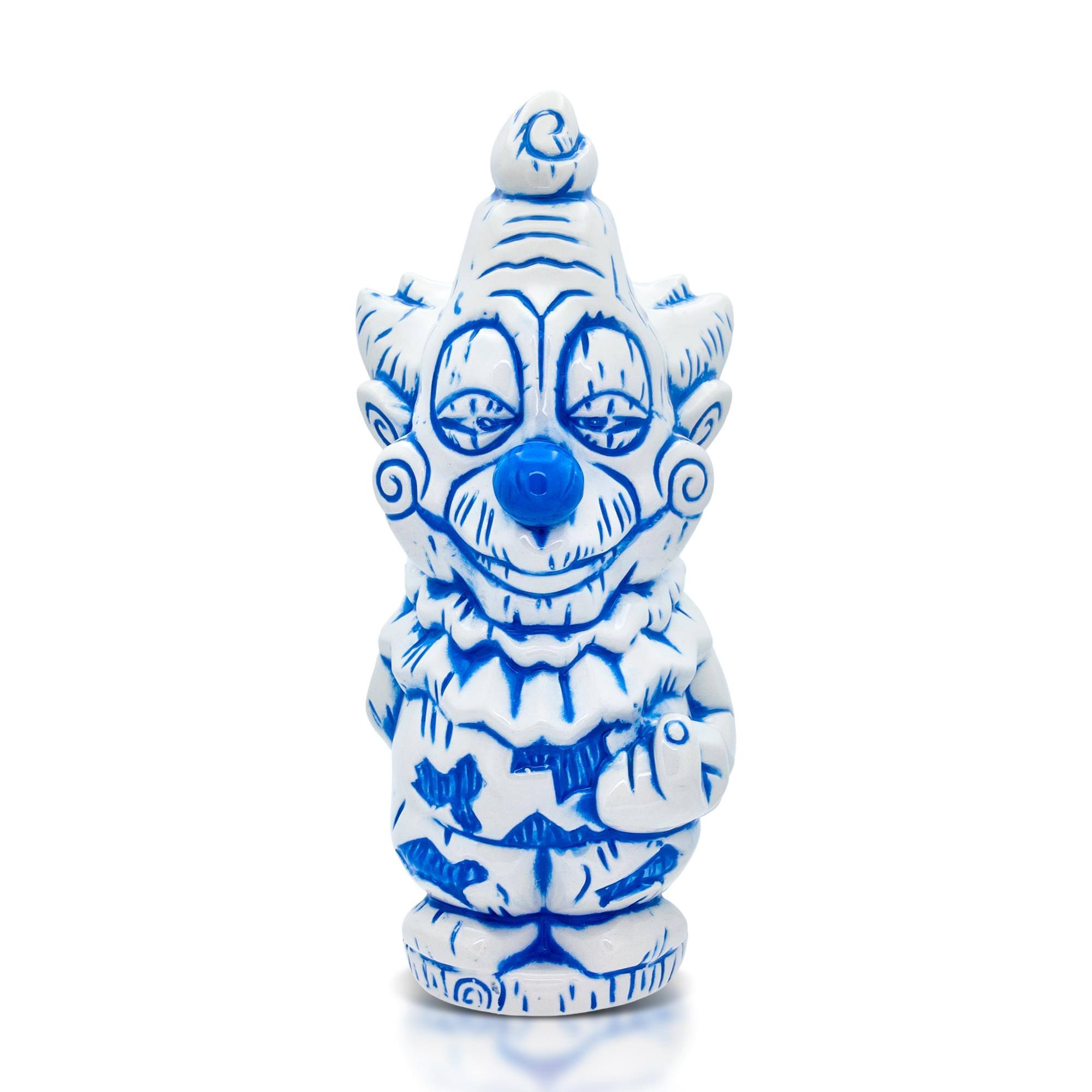 Front. Toynk - Geeki Tikis Killer Klowns From Outer Space Jumbo Ceramic Mug | Holds 12 Ounces - Blue.