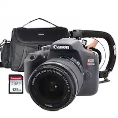 Vivitar Transcend & SP V30 XC I 128GB Canon Lens EF-S Zoom 18-55mm Canon 1:3.5-5.6 IS II 9 2 EOS Rebel T7 Vivitar 58mm