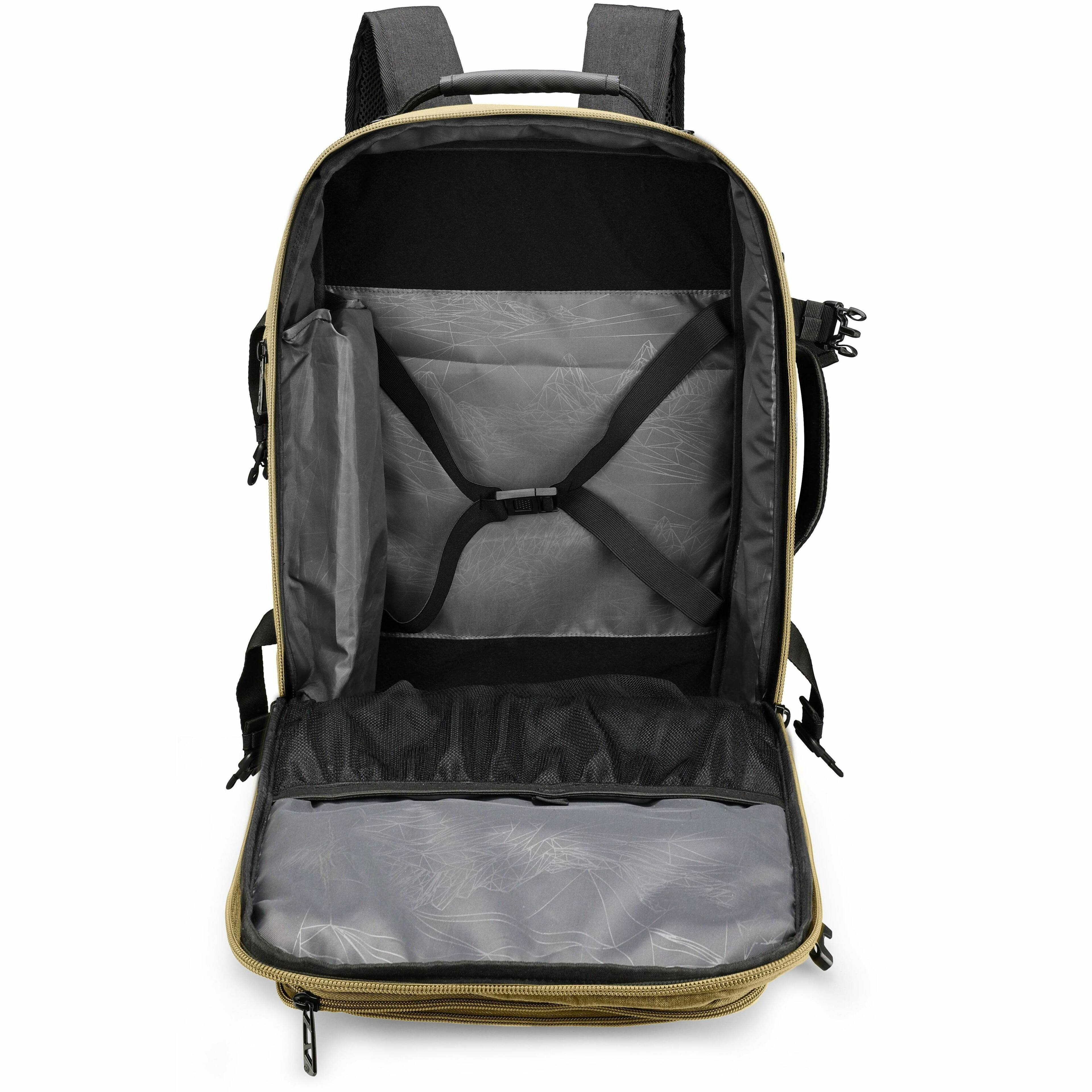 Alt View 34. Swissdigital Design - BERG PRO TSA-Friendly Backpack With USB Charging Port  RFID Protection and Fits Up to 17″ Laptop - Khaki.