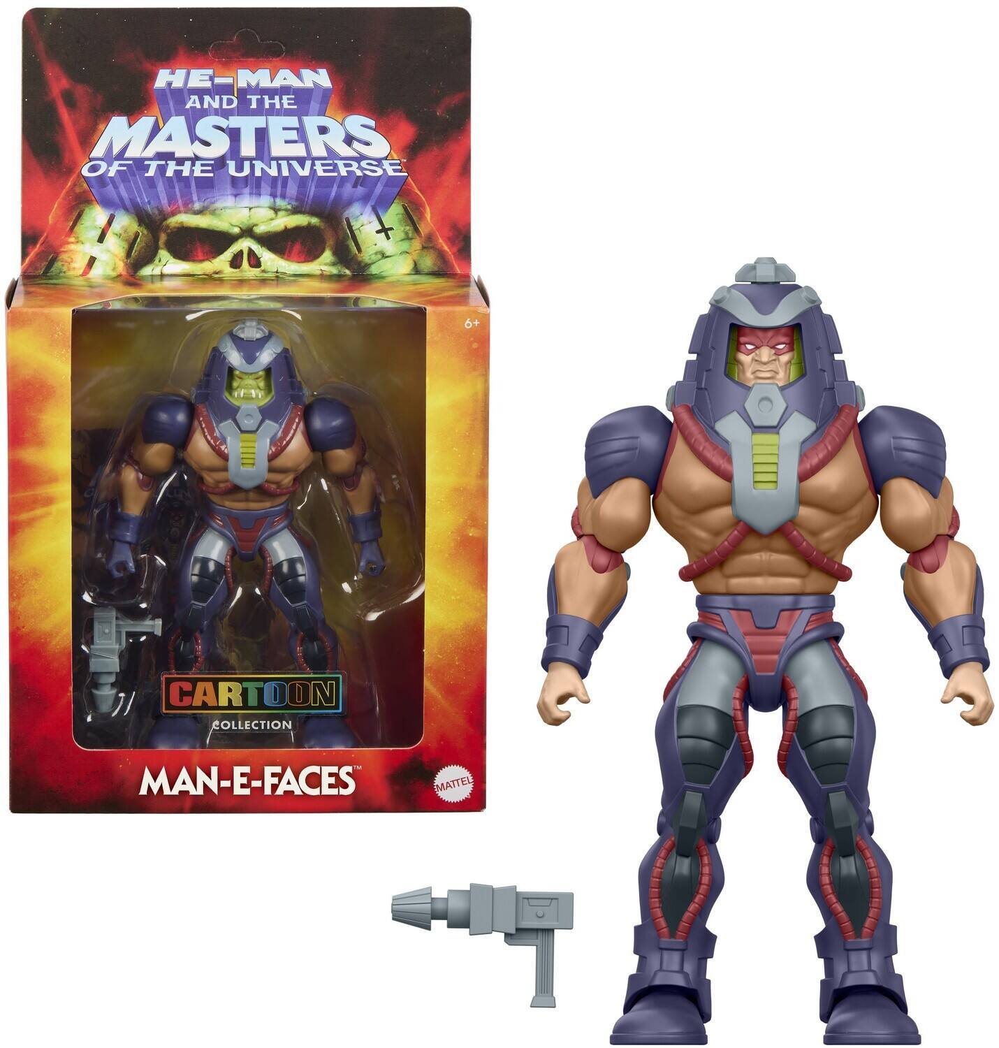 Masters of the Universe Cartoon Collection Man-E-Faces Action Figure (He-Man, MOTU) - COLLECTIBLES