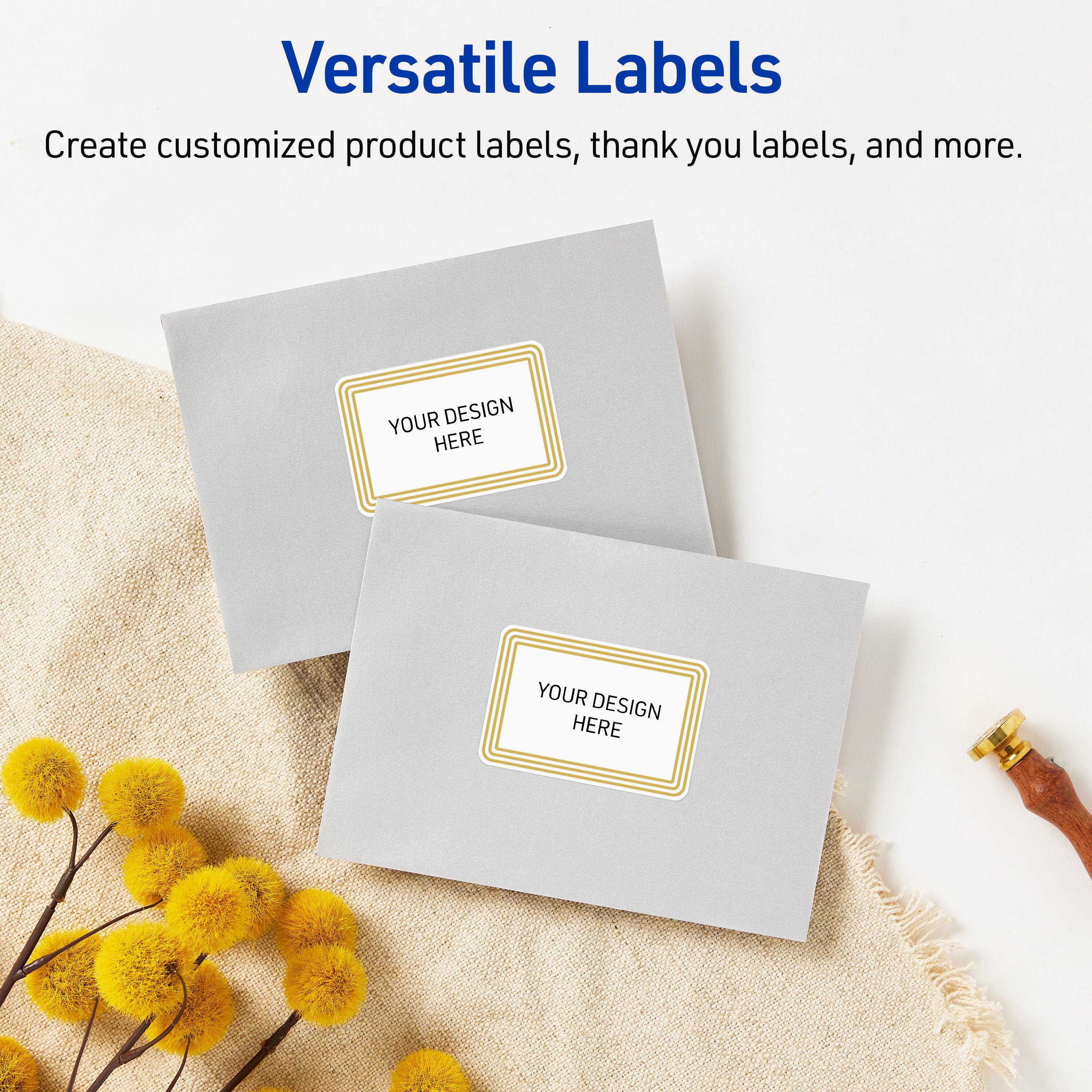 Versatile Labels

Create customized product labels, thank you labels, and more.

YOUR DESIGN HERE
YOUR DESIGN HERE